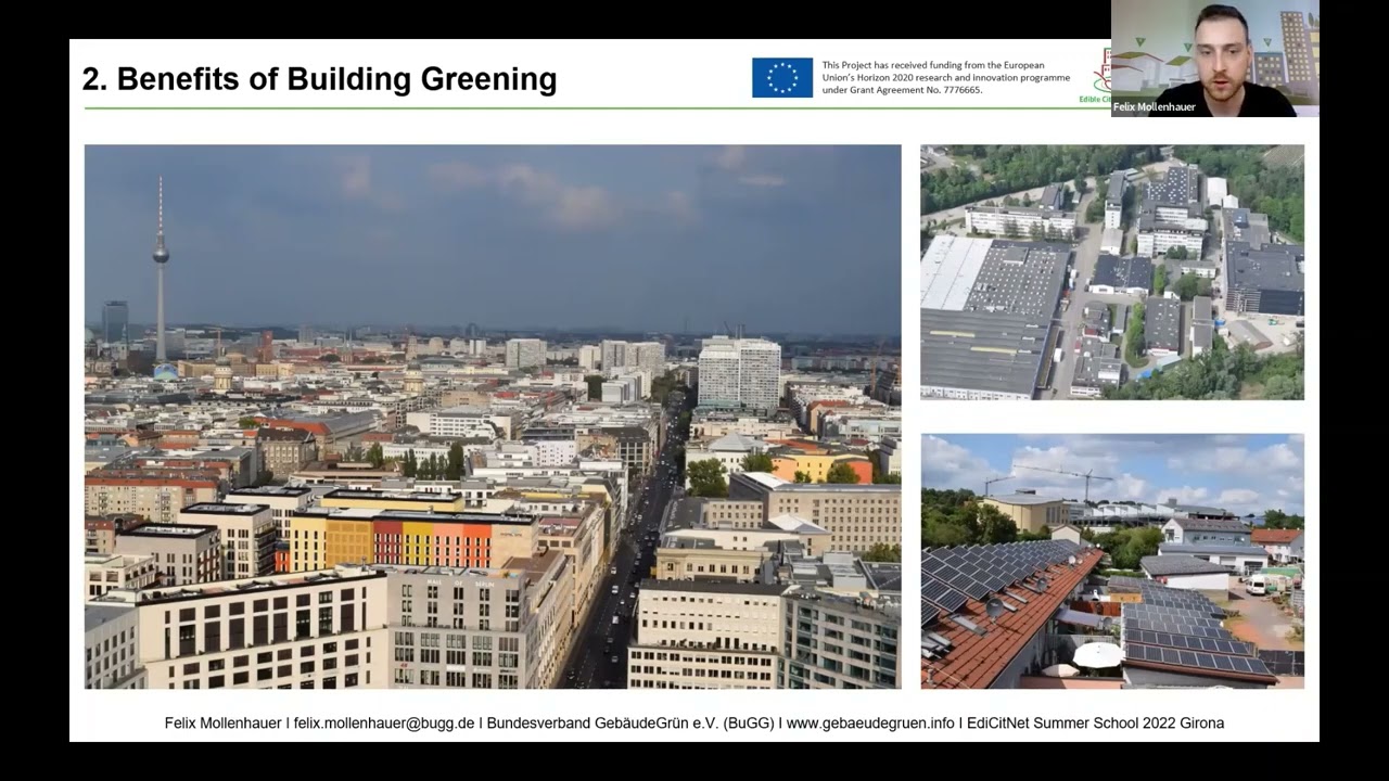 Urban Food Initiative: Making Cities Green and Edible Integrating NbS in Building Projects