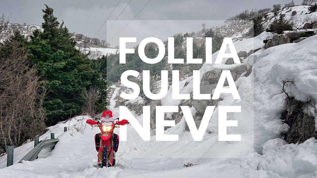 Follia sulla Neve - CRF300L - RideWithFrank 66