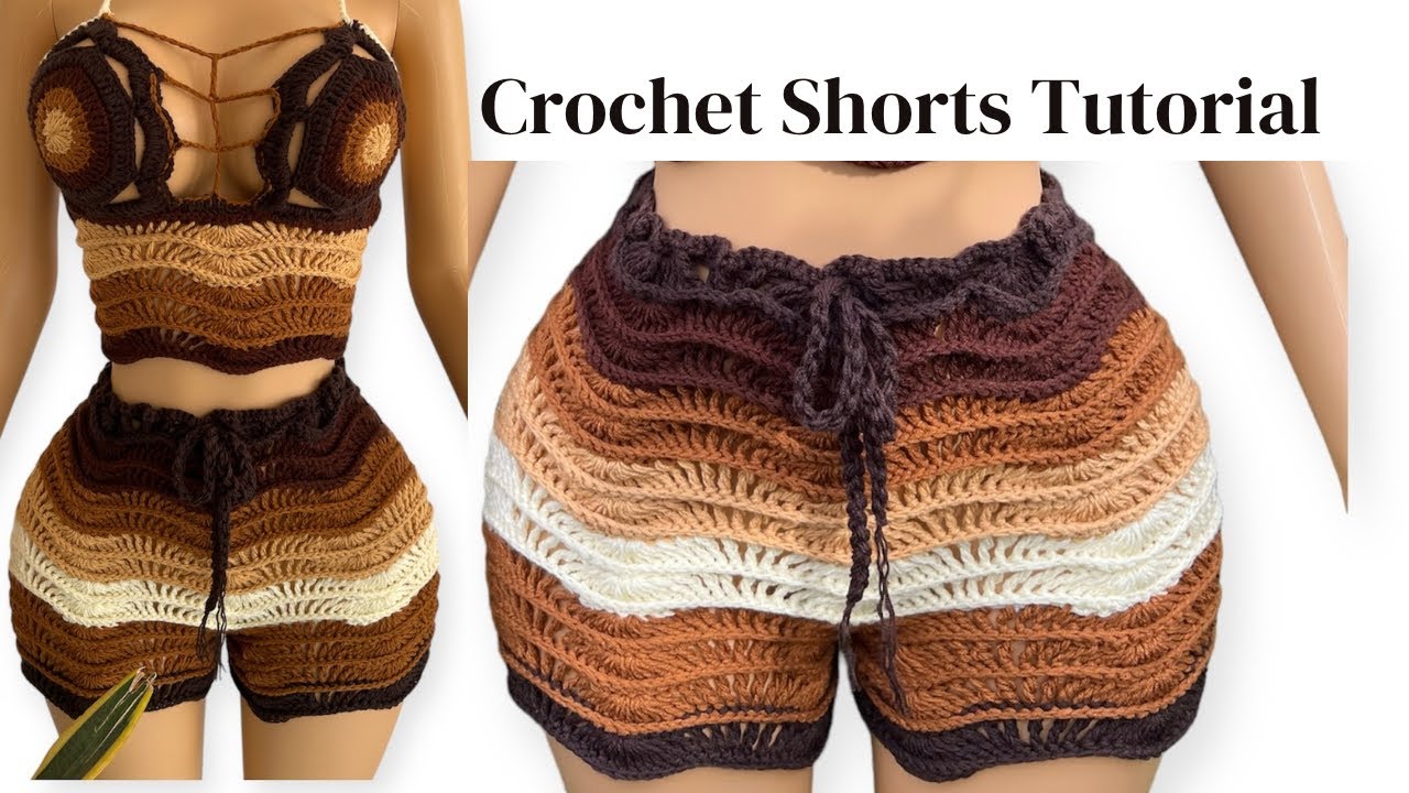 Cute Crochet Shorts Tutorial || How to Crochet Shorts