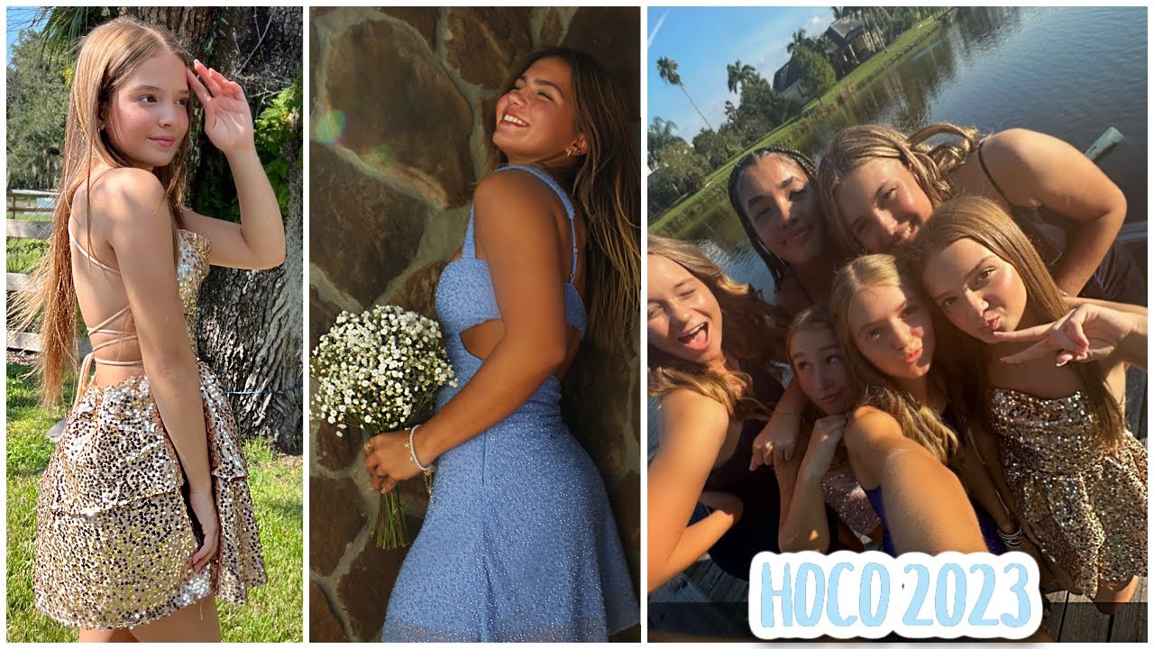 GRWM for My First Homecoming Dance * freshman year *