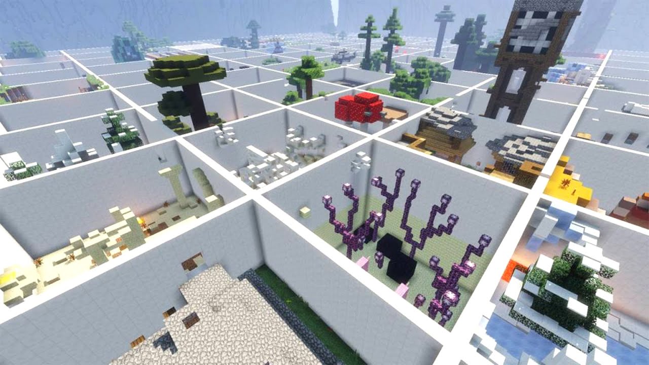 LOMBA PARKOUR MINECRAFT ANTAR YOUTUBER!!!
