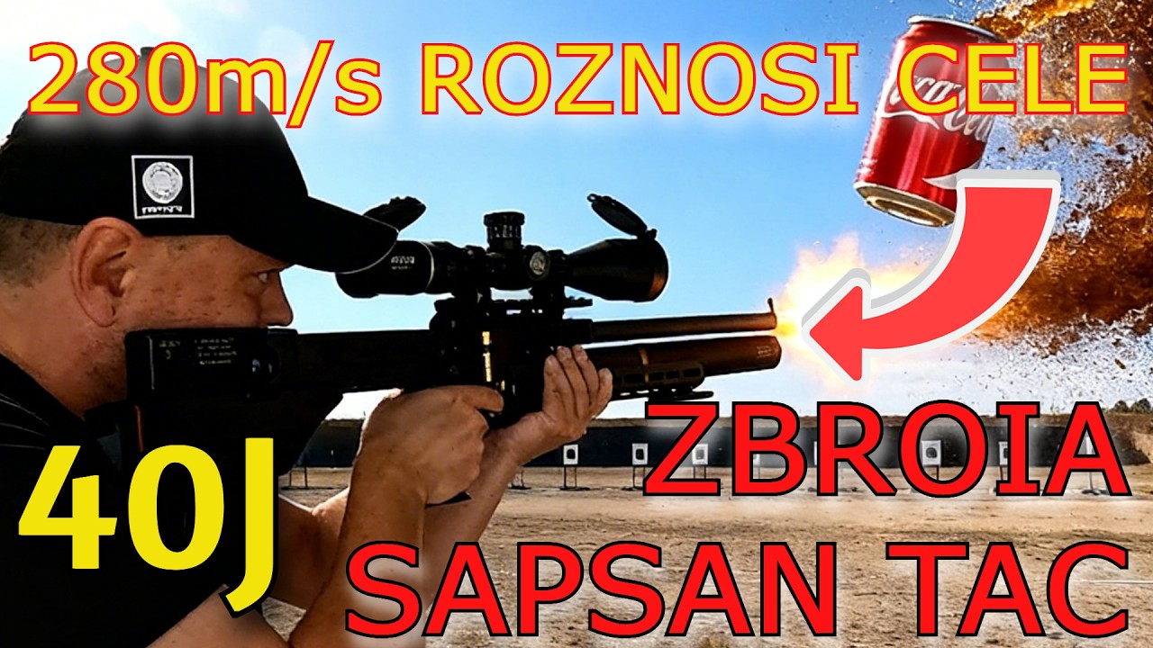 Pazur Sapsana - 40J vs 17J - ZBROIA SAPSAN .22 PCP &ndash; mocny BULLPUP