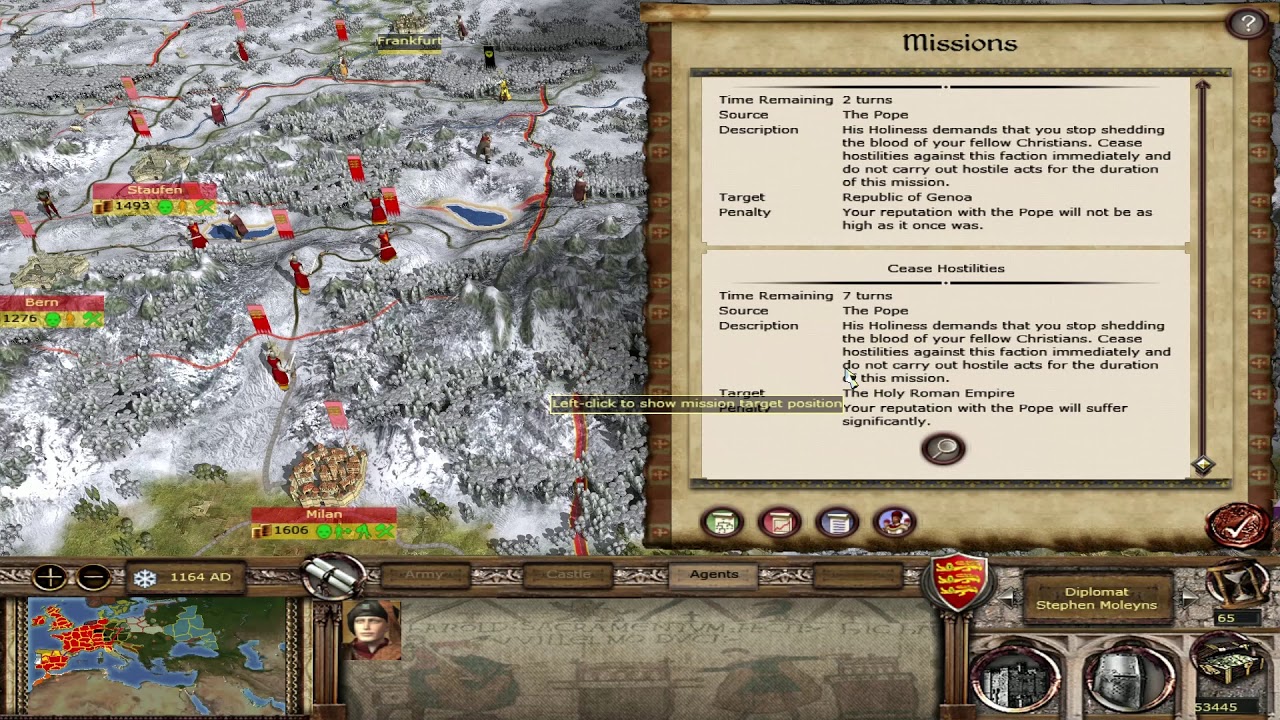 Medieval Total War Excommunication
