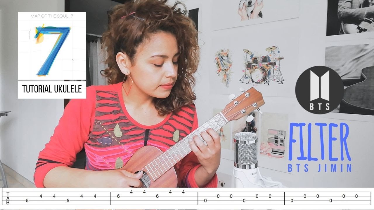 Filter - BTS (방탄소년단) Jimin - Ukulele Tutorial