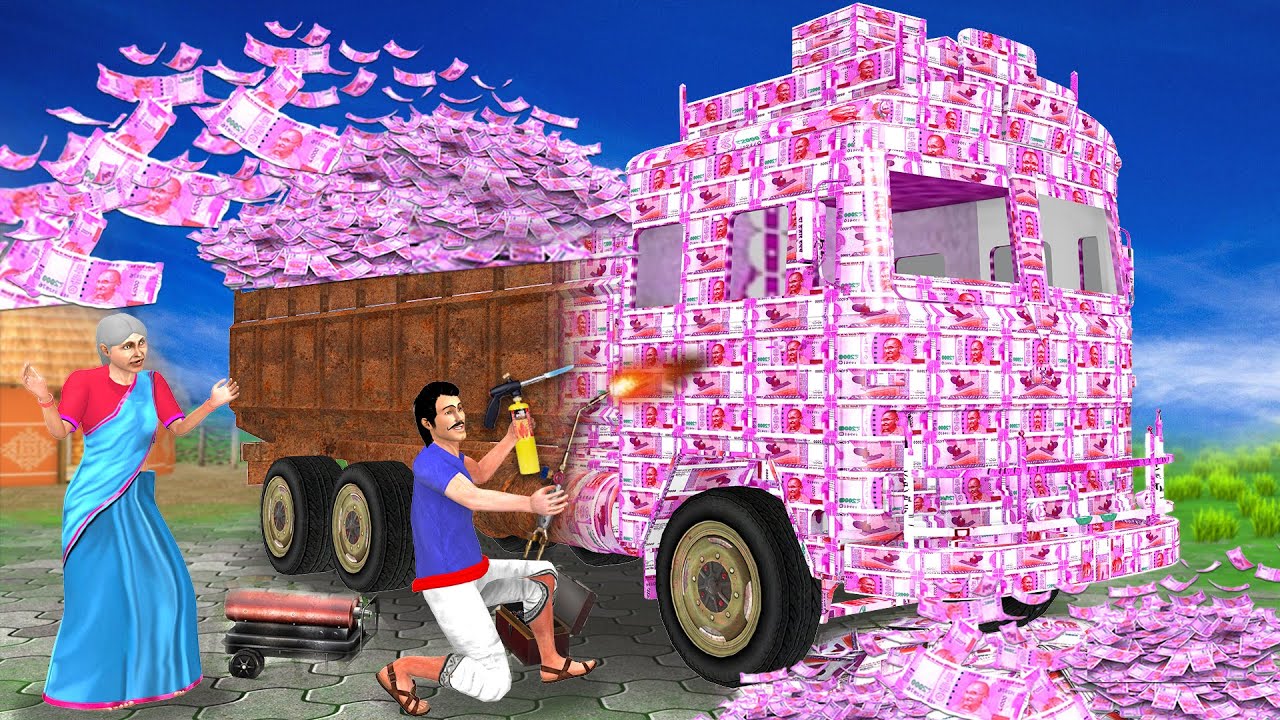 जादुई धन ट्रक बहाली Magical Money Truck Restoration Funny Hindi Comedy Stories
