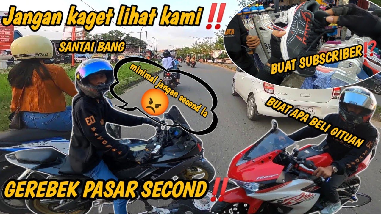 GEREBEK PASAR SECOND BATAM || auto pada heran semua
