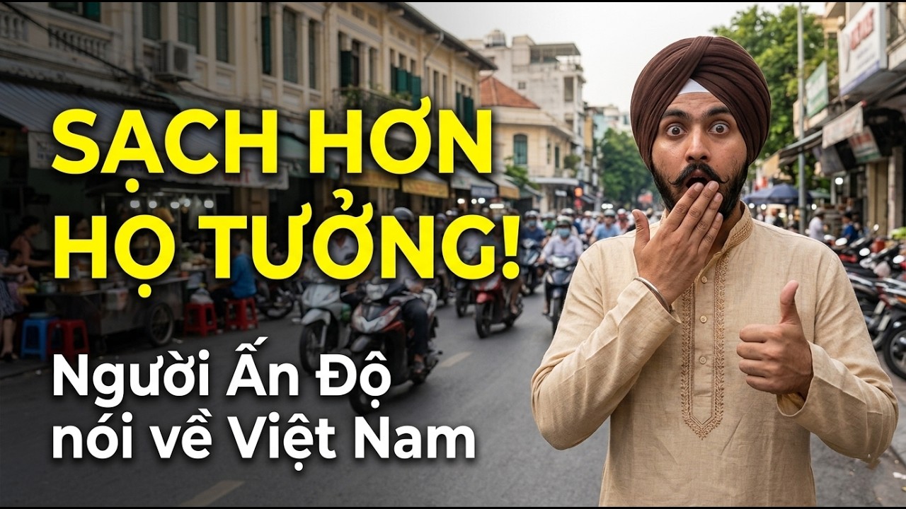 Khách Ấn Độ Bất Ngờ Khen Việt Nam Sạch Hơn Nước Họ? Chúng Ta Đang Ở Đâu Thật Sự?