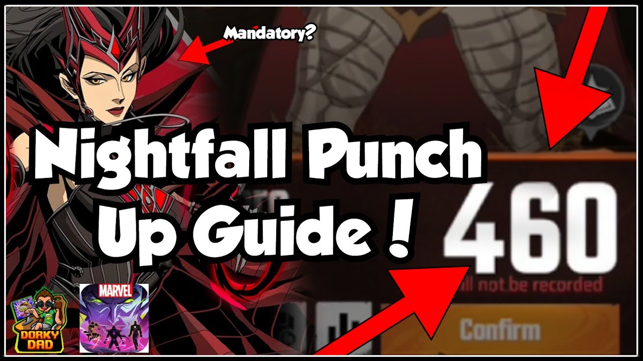 Nightfall Punch Up Guide! | Scarlet Witch Mandatory For Competition? | Marvel Mystic Mayhem