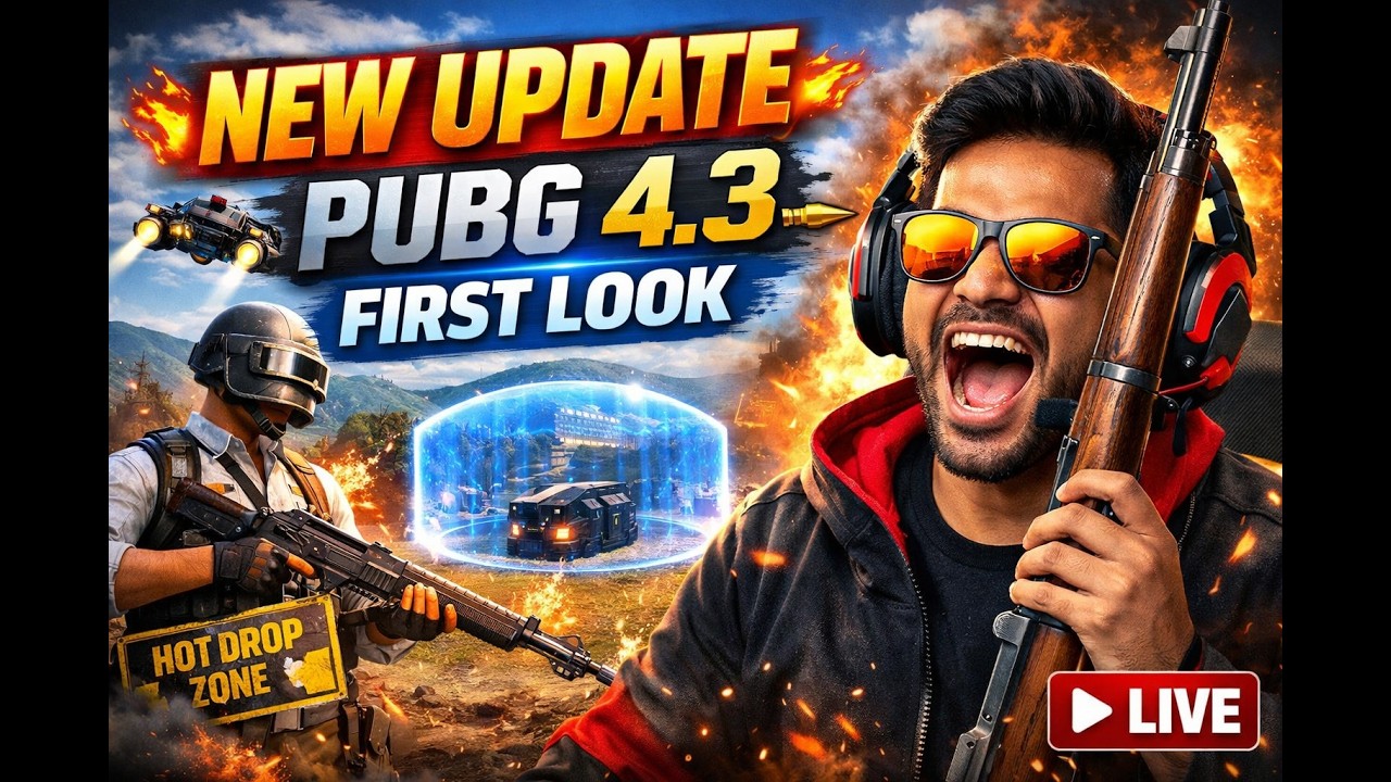 🔥 PUBG Mobile 4.3 Update Gameplay | First Look Live 🔴#suroislive #pubgmobile