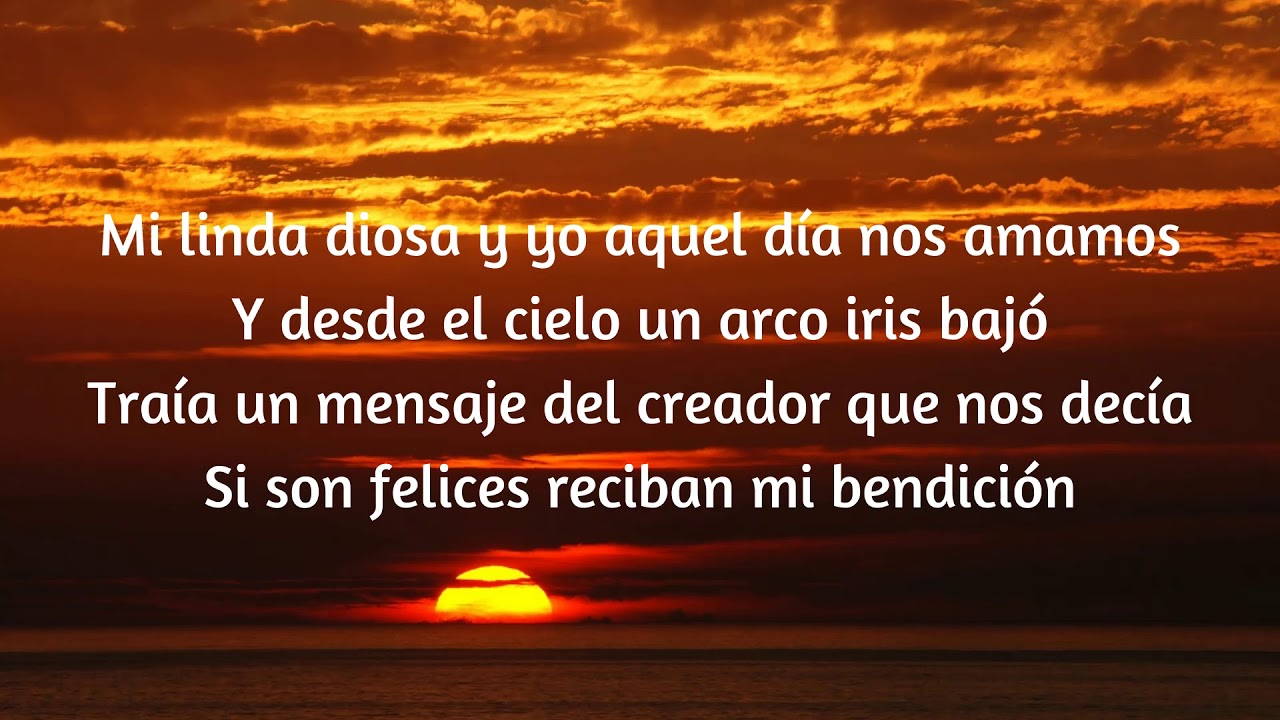 La diosa y el pecador - Luis Silva - Letra