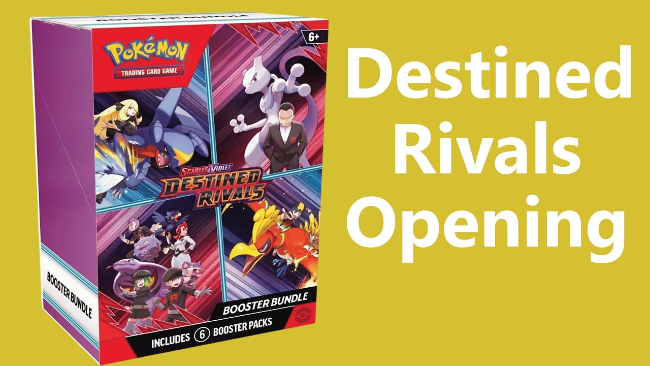 Destined Rivals Booster Bundle Opening 🔥 (ILLUSTRATION RARE PULL!)