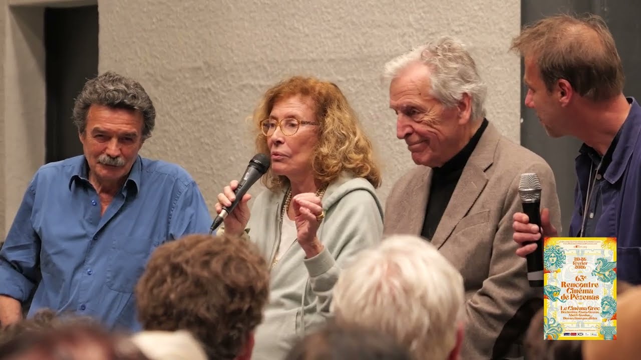 Le siècle de Costa Gavras 63ème Rencontre Cinéma de Pézenas avec Edwy Plenel et Michèle Ray-Gavras