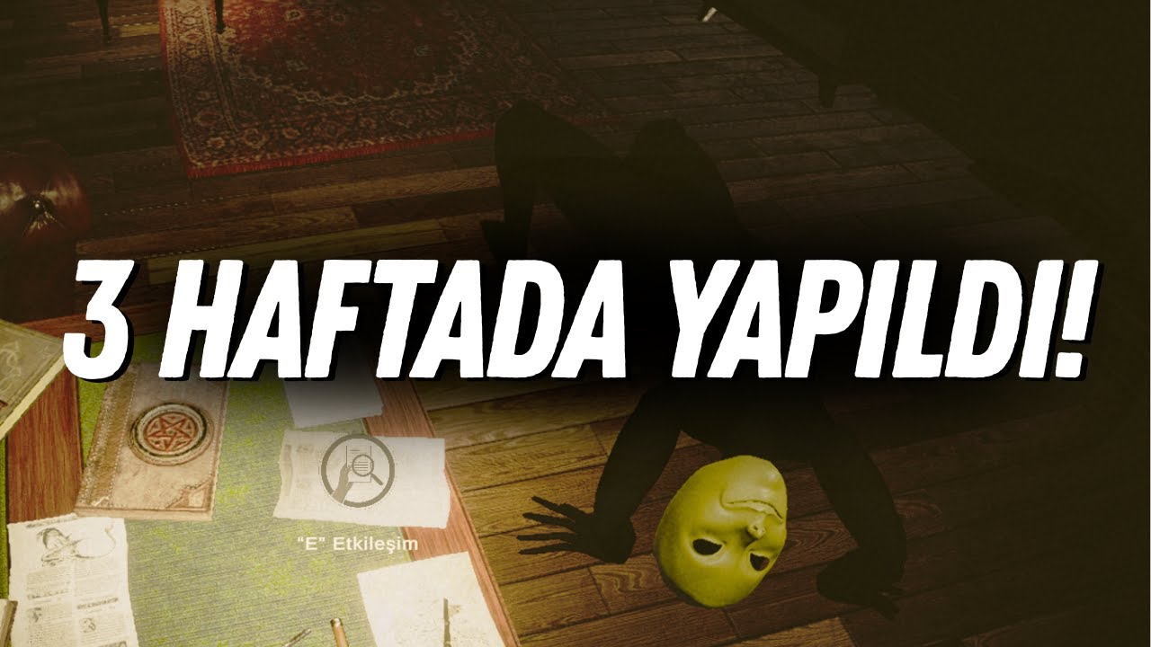 3 HAFTADA YAPILAN TÜRK YAPIMI KORKU OYUNU! OYUN GELİŞTİRME SOHBETLERİ!