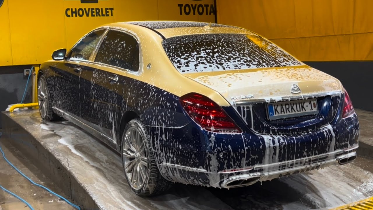 Very dirty Maybach wash