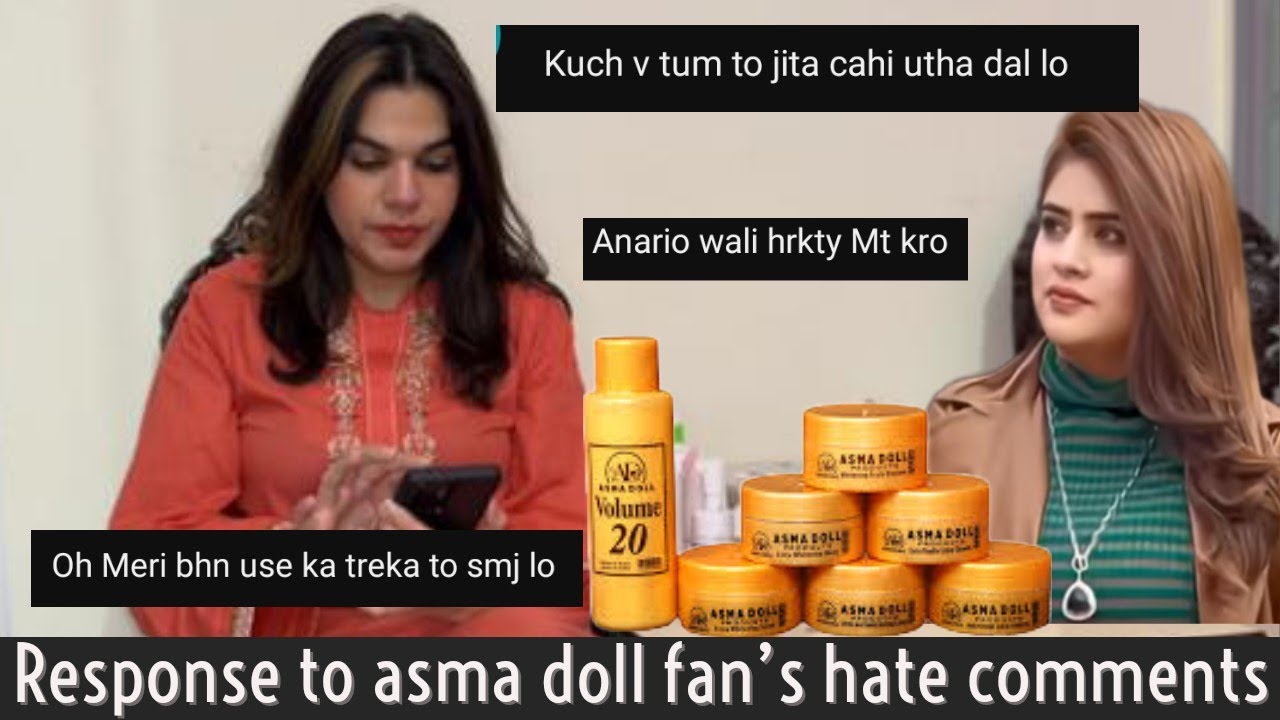 Asma doll whitening skin polish reviews | Response to hate comments * 🥹