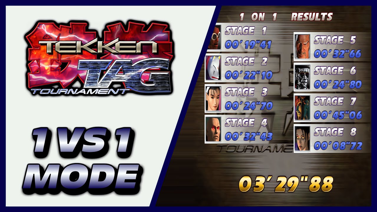 TEKKEN TAG TOURNAMENT [PS2] 1 vs 1 Mode – Full Gameplay [4K 60FPS]