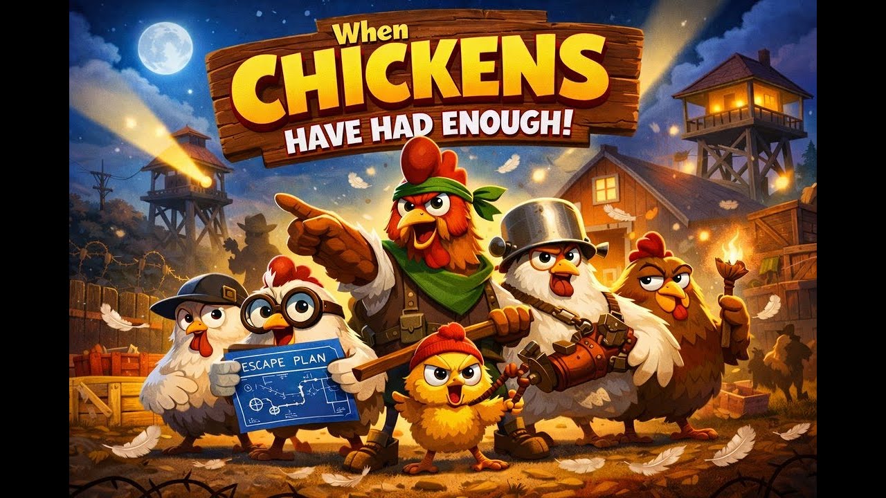 When Chickens Have Had Enough! 🐔 | The Great Coop Escape Part 1