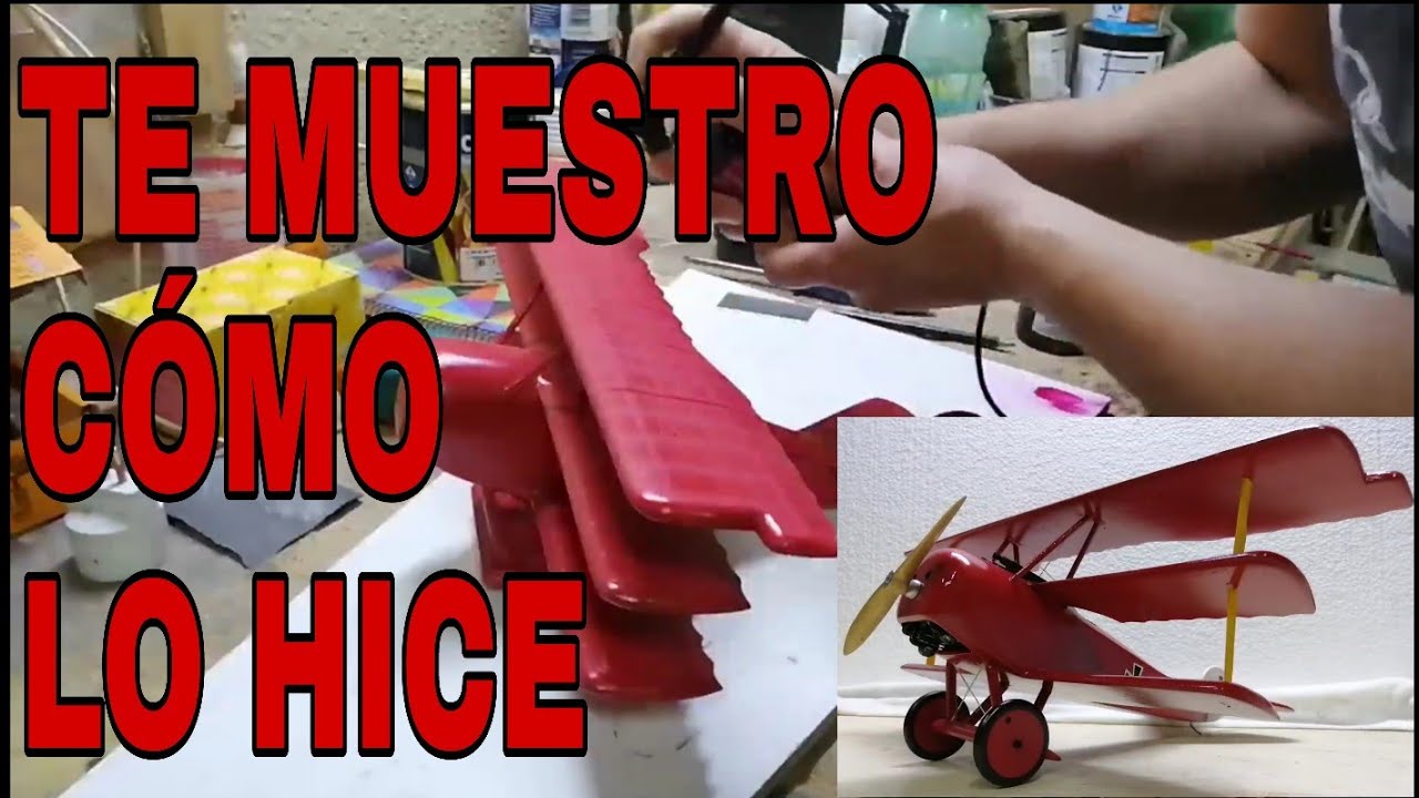 #fokkerdr1 #homemade #avionesaescala  Fokker DR1 hecho a mano / homemade