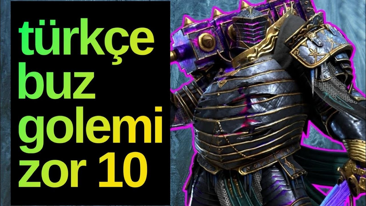 ICE Golem Hard Mode 10  Türkçe Rehberi Raid Shadow Legends