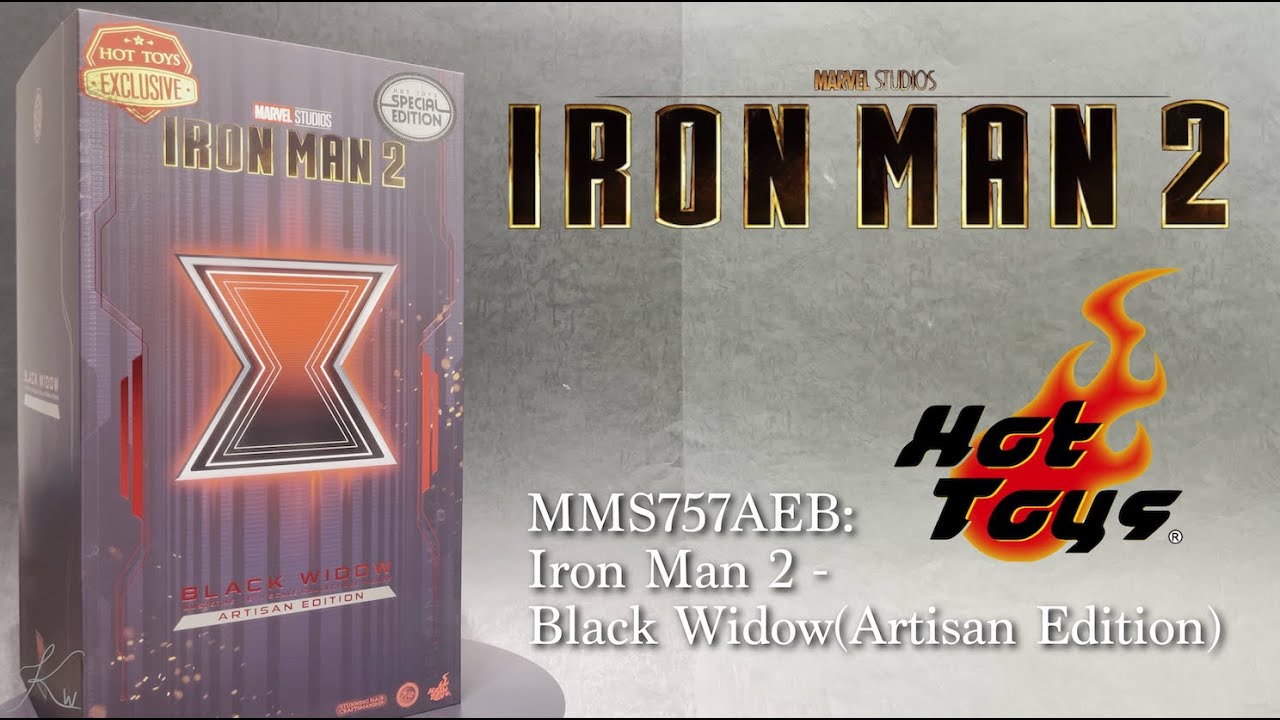 Hot Toys MMS757AEB Black Widow(Iron Man 2)(Artisan Edition) Unboxing Quick Look Review