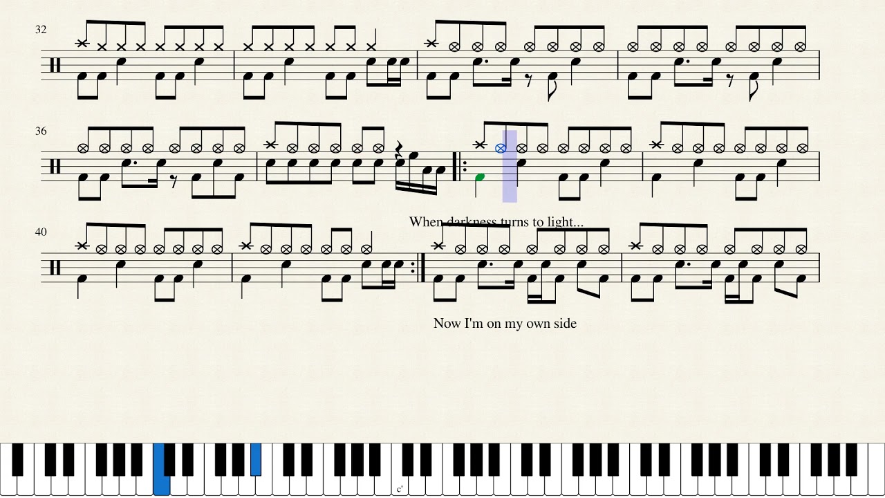 The All-American Rejects - It Ends Tonight (Drum Sheet Music)