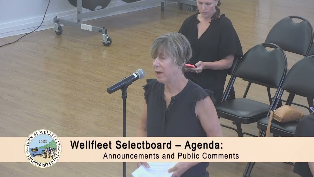 Wellfleet Selectboard - 8-5-2025
