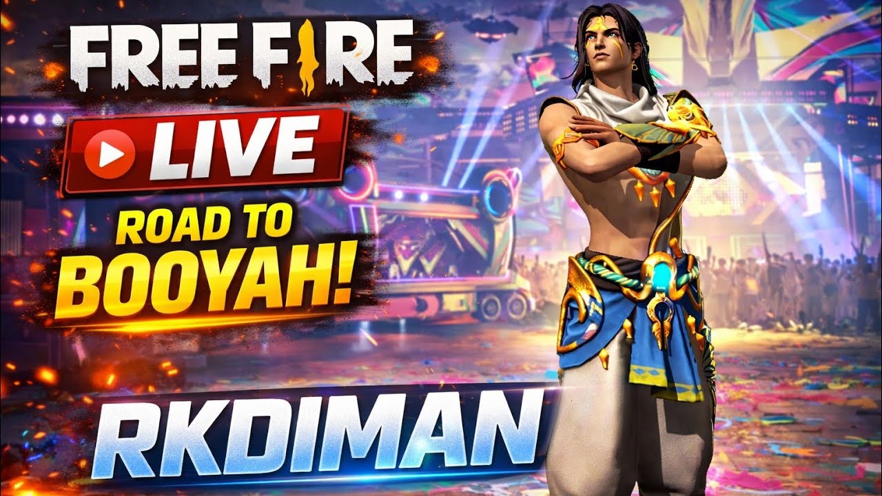 🔴 LIVE FREE FIRE RANK PUSH | Grandmaster Grind 🔥 Hindi Live  #live​ #trending​ #gaming​ #freefire​