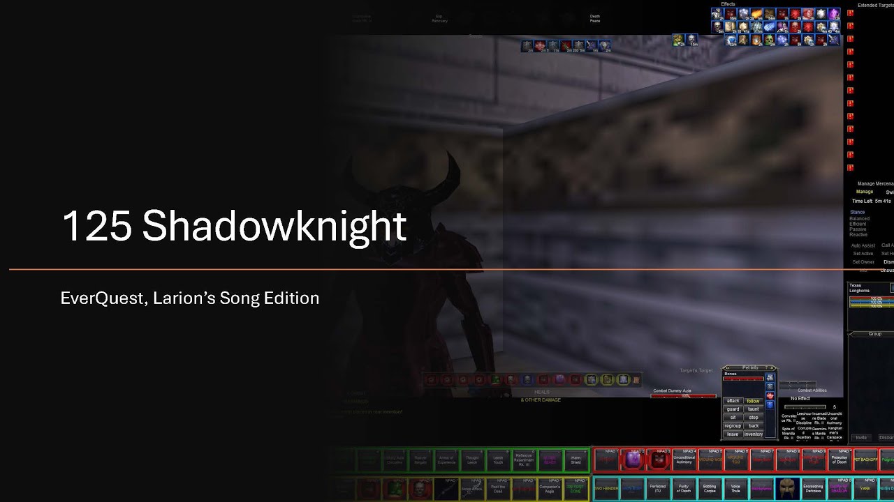 EverQuest 125 Рыцарь Тени: Обзор моего подхода к классу Рыцаря Тени в эпоху Песни Лауриона.