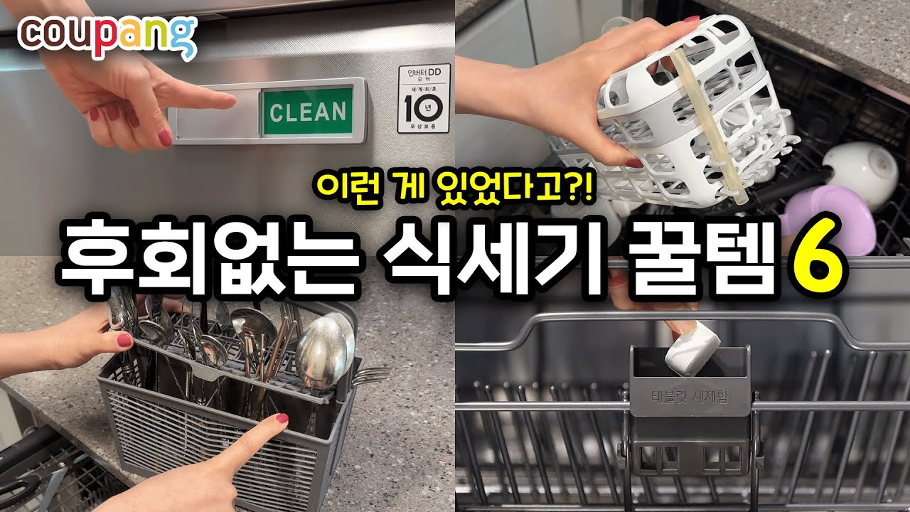 식기세척기 사면 끝? 활용도 300% 올려 줄 꿀템 대방출!! (우리집 식세기 업그레이드해서 사용하는 법)