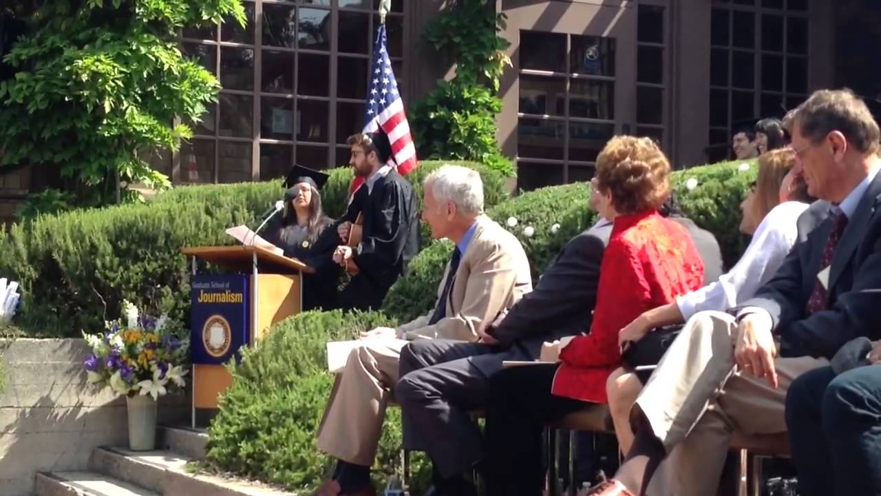 Berkeley Jschool 2014 commencement Frozen parody