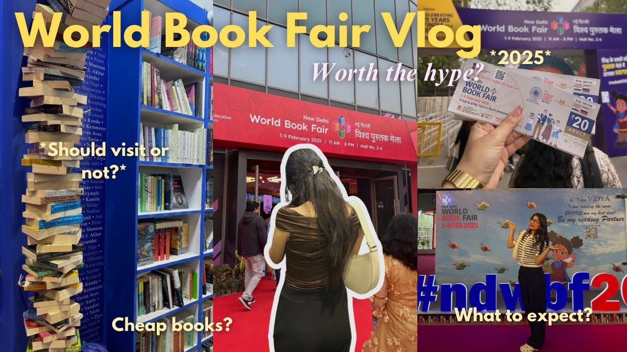 ⭐️THE BIGGEST BOOKFAIR IN INDIA?📚 World Book Fair Delhi 2025: Is It Really Worth the Hype?🤔Chaotic