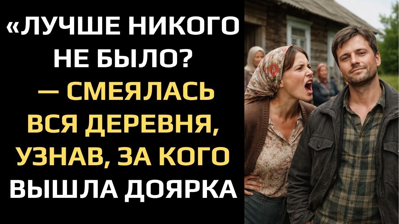 «ЛУЧШЕ НИКОГО НЕ БЫЛО?» — СМЕЯЛАСЬ ВСЯ ДЕРЕВНЯ, УЗНАВ, ЗА КОГО ВЫШЛА ДОЯРКА