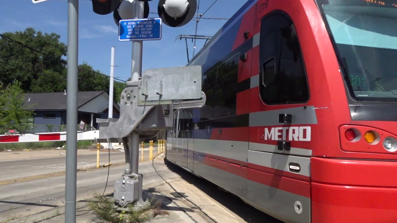 The LightRail System in Houston, Texas 2021 (Metrorail)
