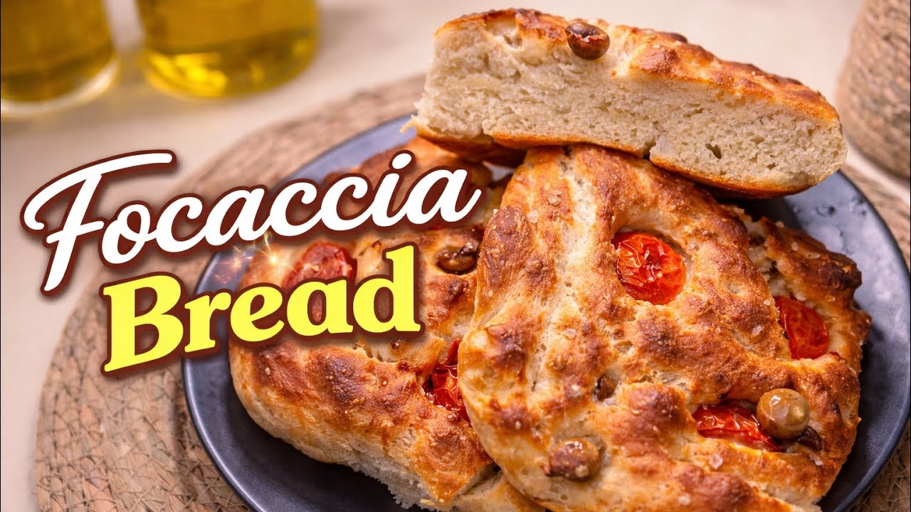 FOCACCIA - DELICIOUS CRISPY AND SOFT 