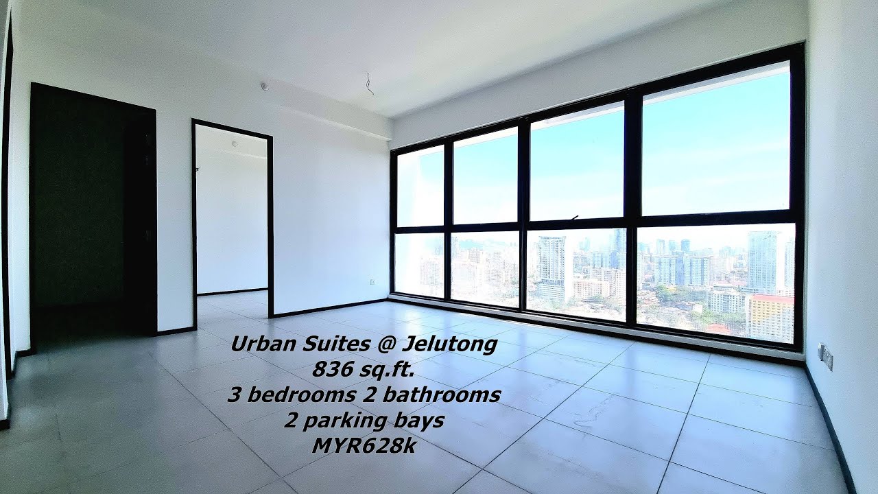 Urban Suites (836 sq.ft., 3 Bedrooms) @ Jelutong, Penang.