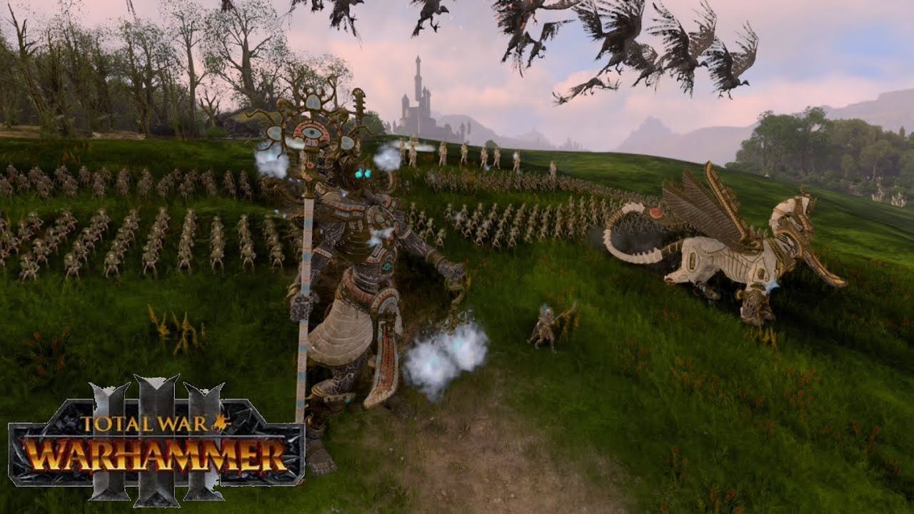 Gruftk&ouml;nige VS Imperium ⚔️ Total War: Warhammer 3 Cinematic Battle deutsch
