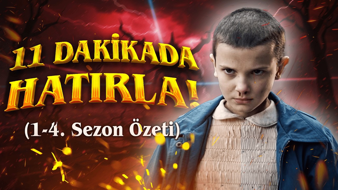 STRANGER THİNGS 5 GELMEDEN EN KISA ÖZET (1-4. Sezon Özeti)