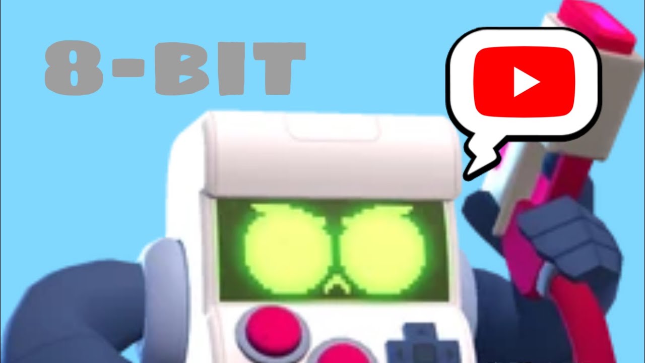 Playing brawl stars as 8-bit