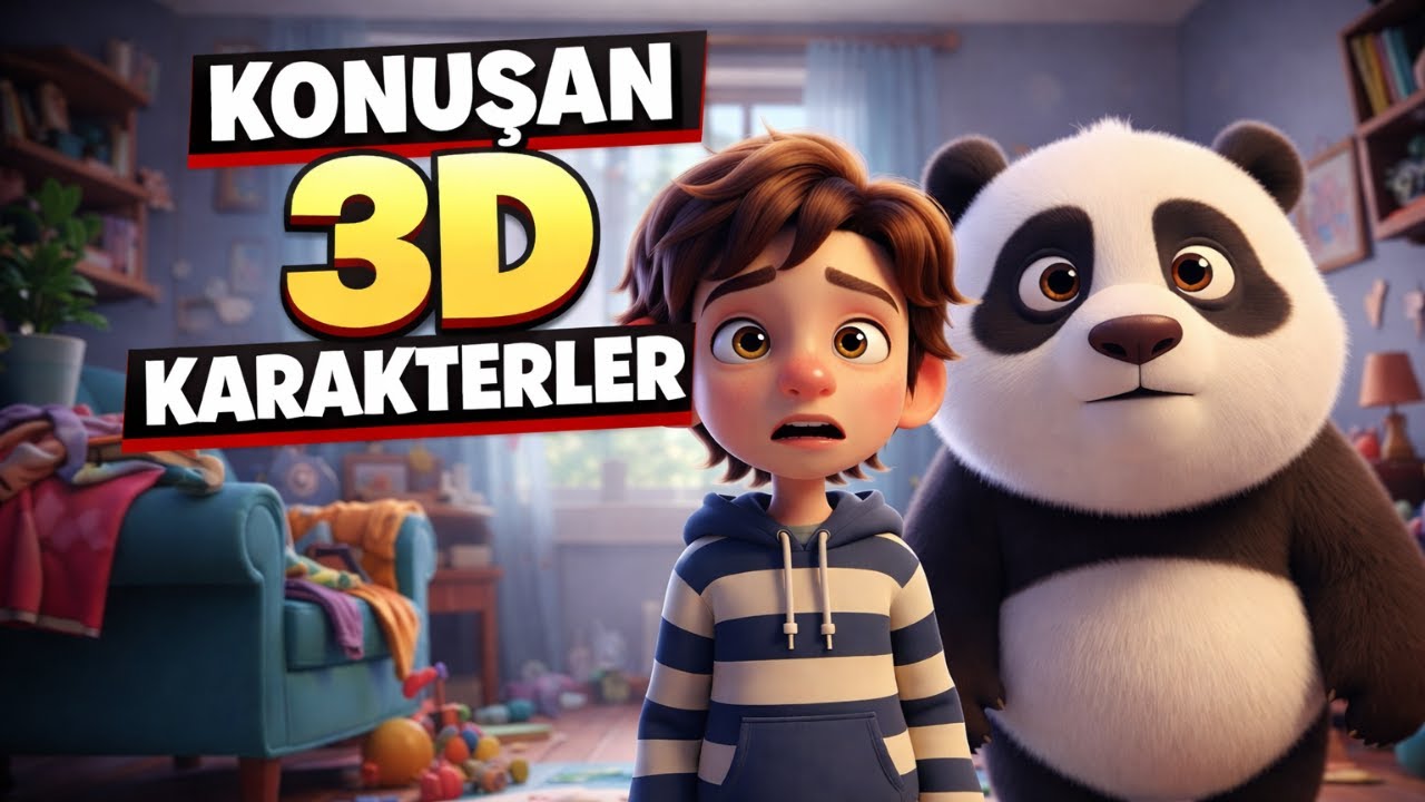 Konuşan 3D Karakterler Yap! (Ücretsiz + Tek Komut)