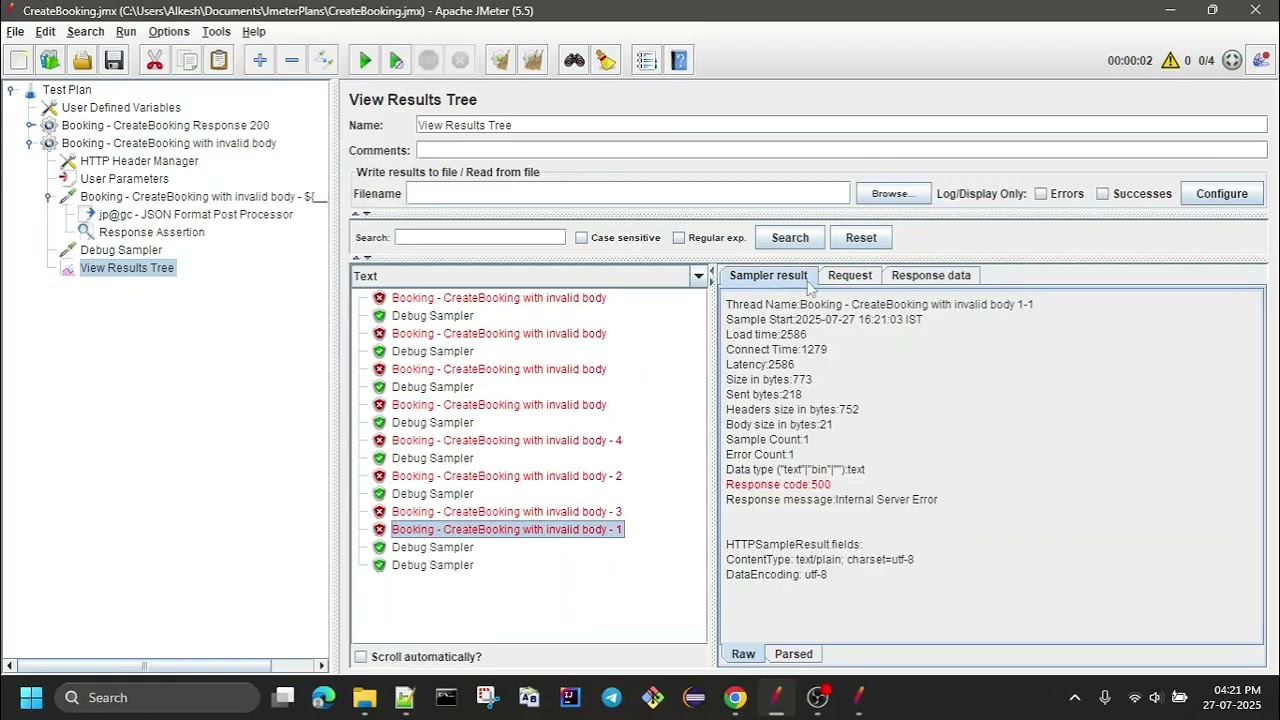 Jmeter 13 E2E Jmeter Test Framework with Report