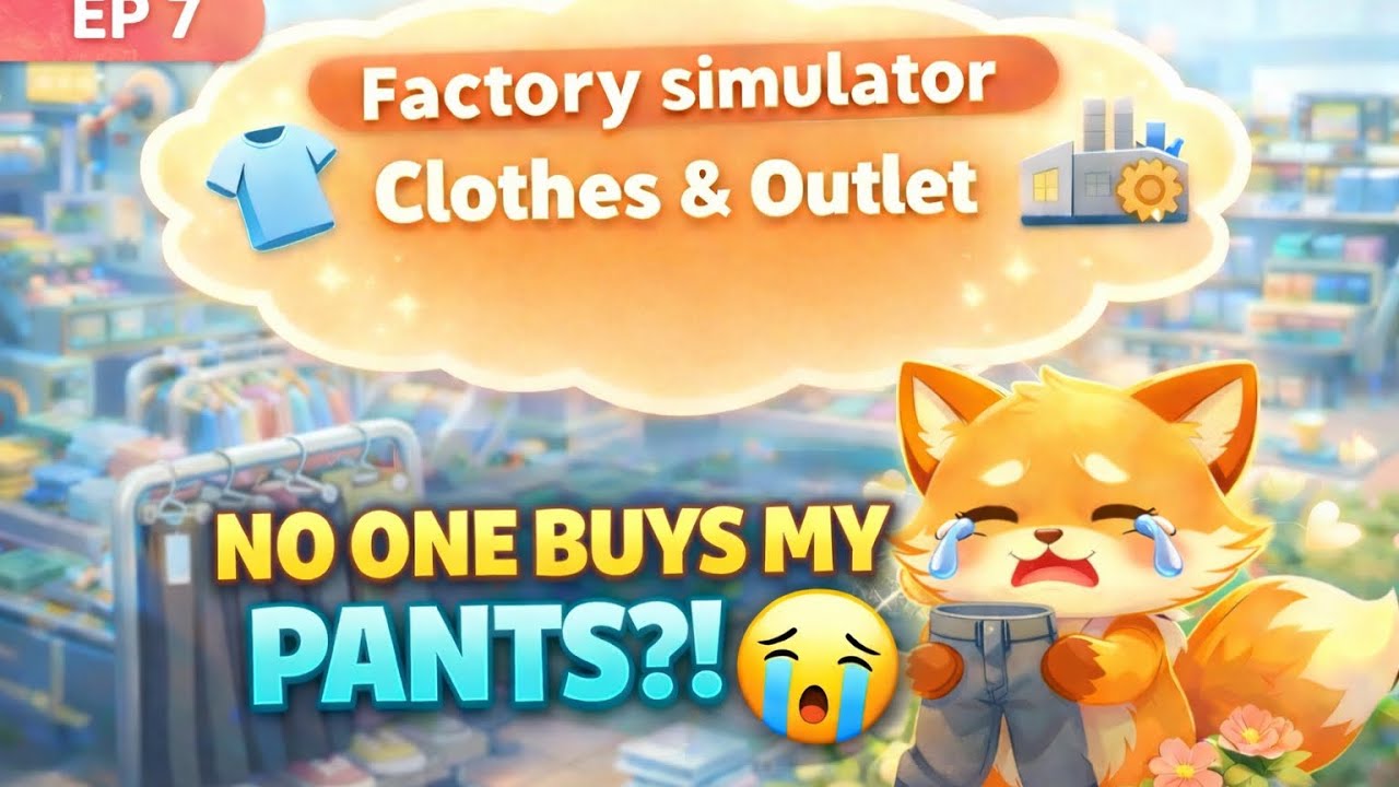 No One Is Buying My Pants?! 😭 | Factory Simulator | Ep 7
