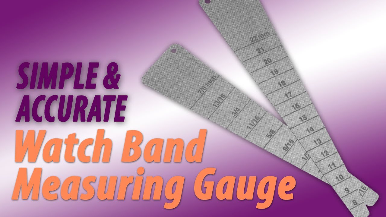 Watch Band and Watch Pin Measuring Gauge