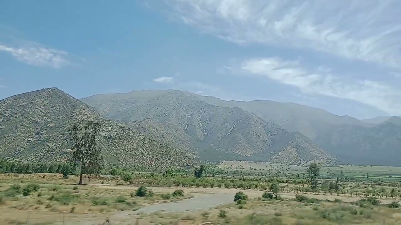 Valle de Aconcagua desde Chagres a San Felipe, Región de Valparaíso, Chile.