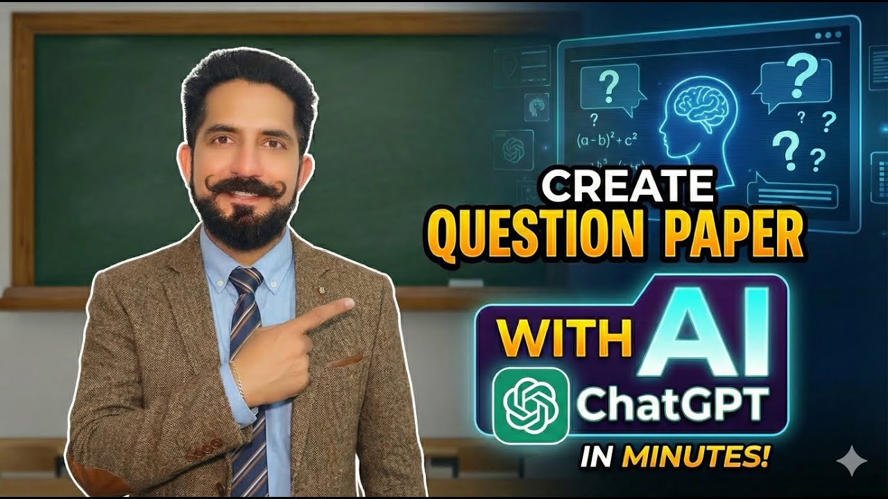 Create Exam Paper in 2 Minutes! 📝 ChatGPT Magic Trick for Teachers