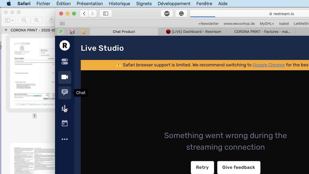 Test Restream.io