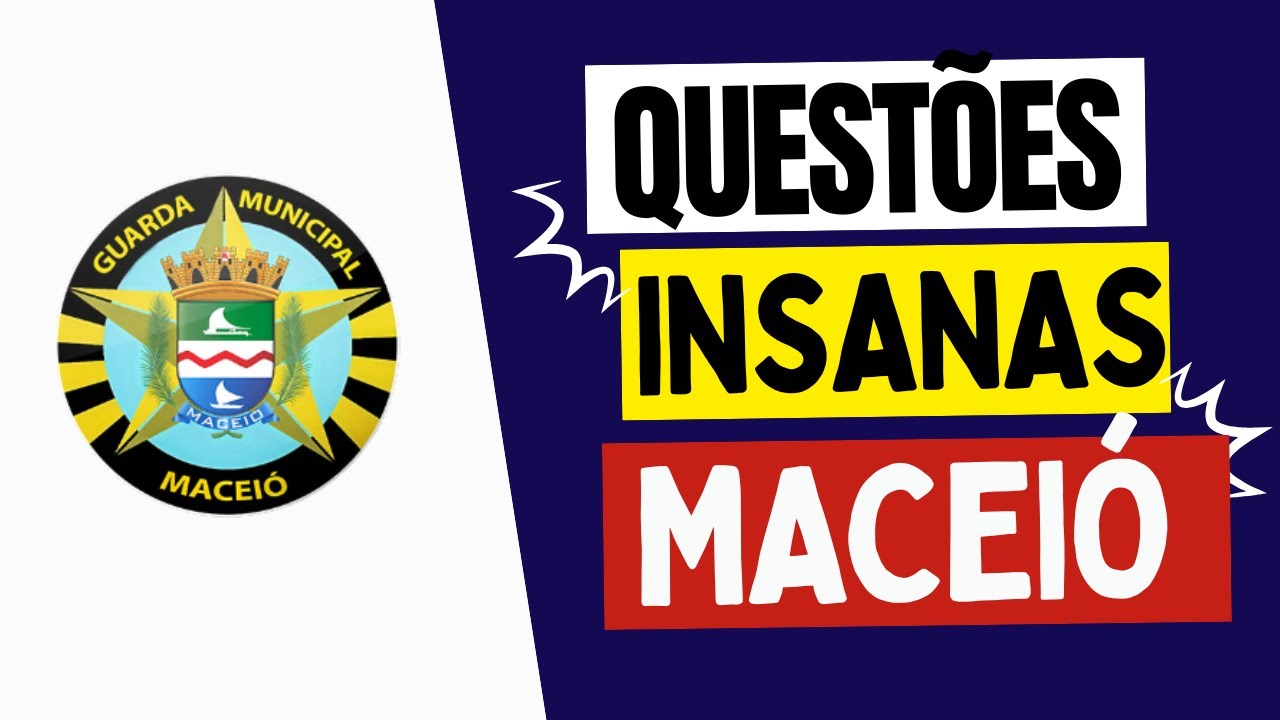 Questões FUNDEPES CONCURSO GCM MACEIÓ ALAGOAS