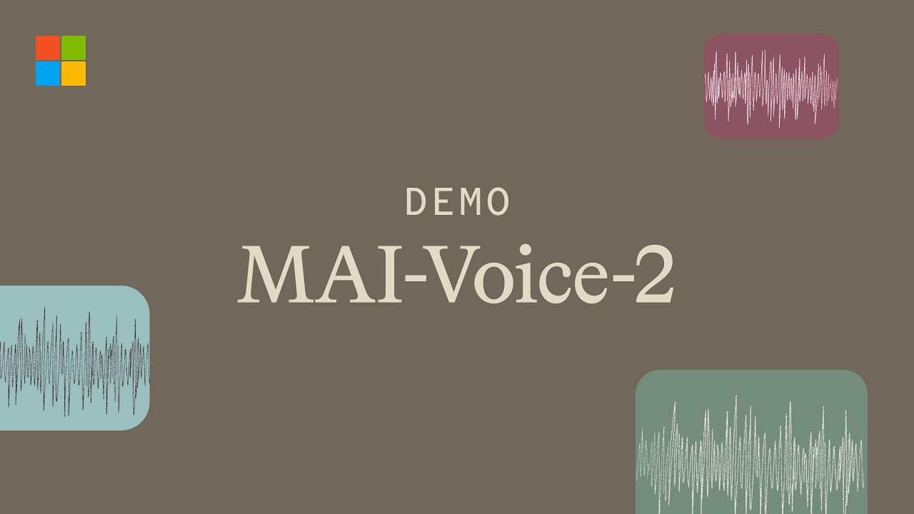 Introducing MAI-Voice-2 | Microsoft AI Models