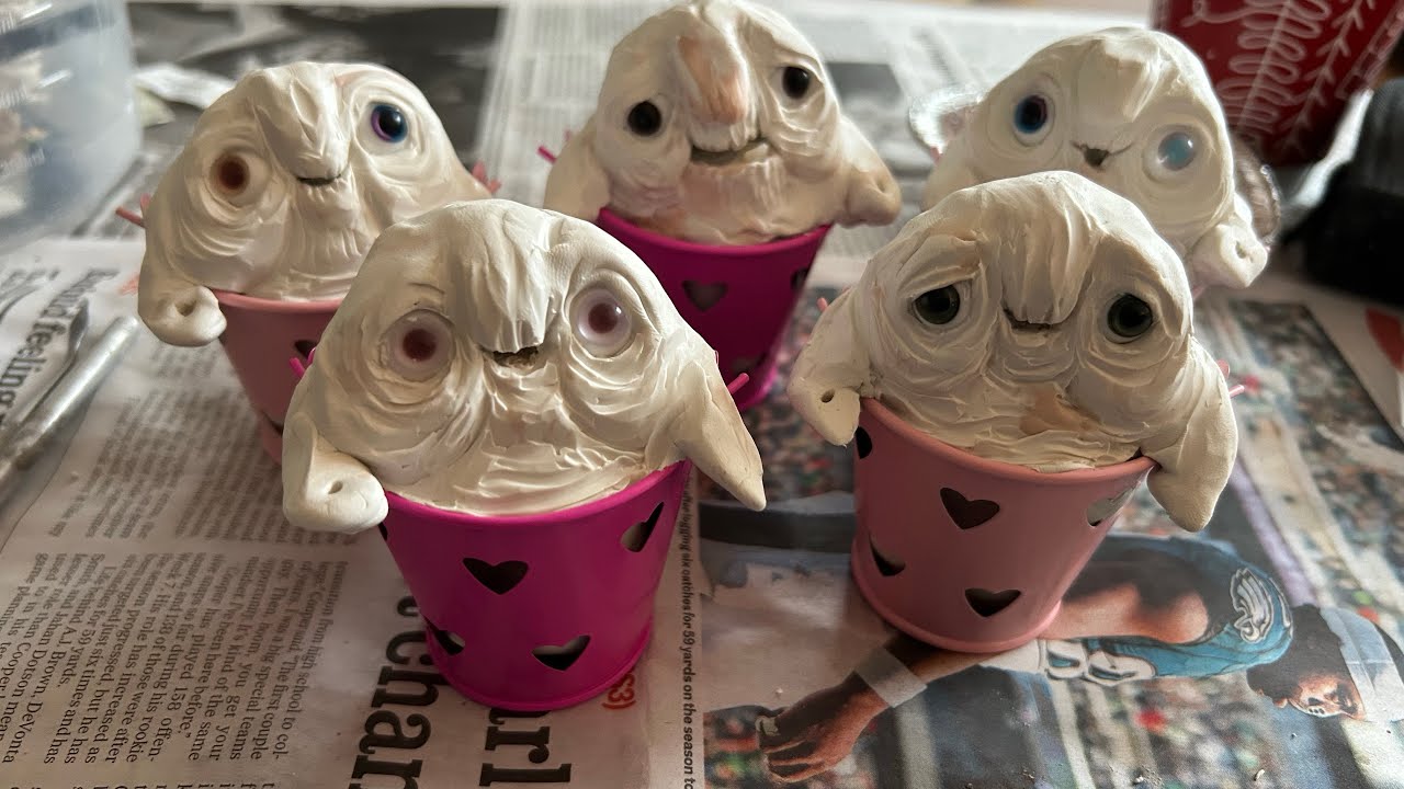 Artist Vlog Day 14 Chat and Sculpting  Love Buckets!