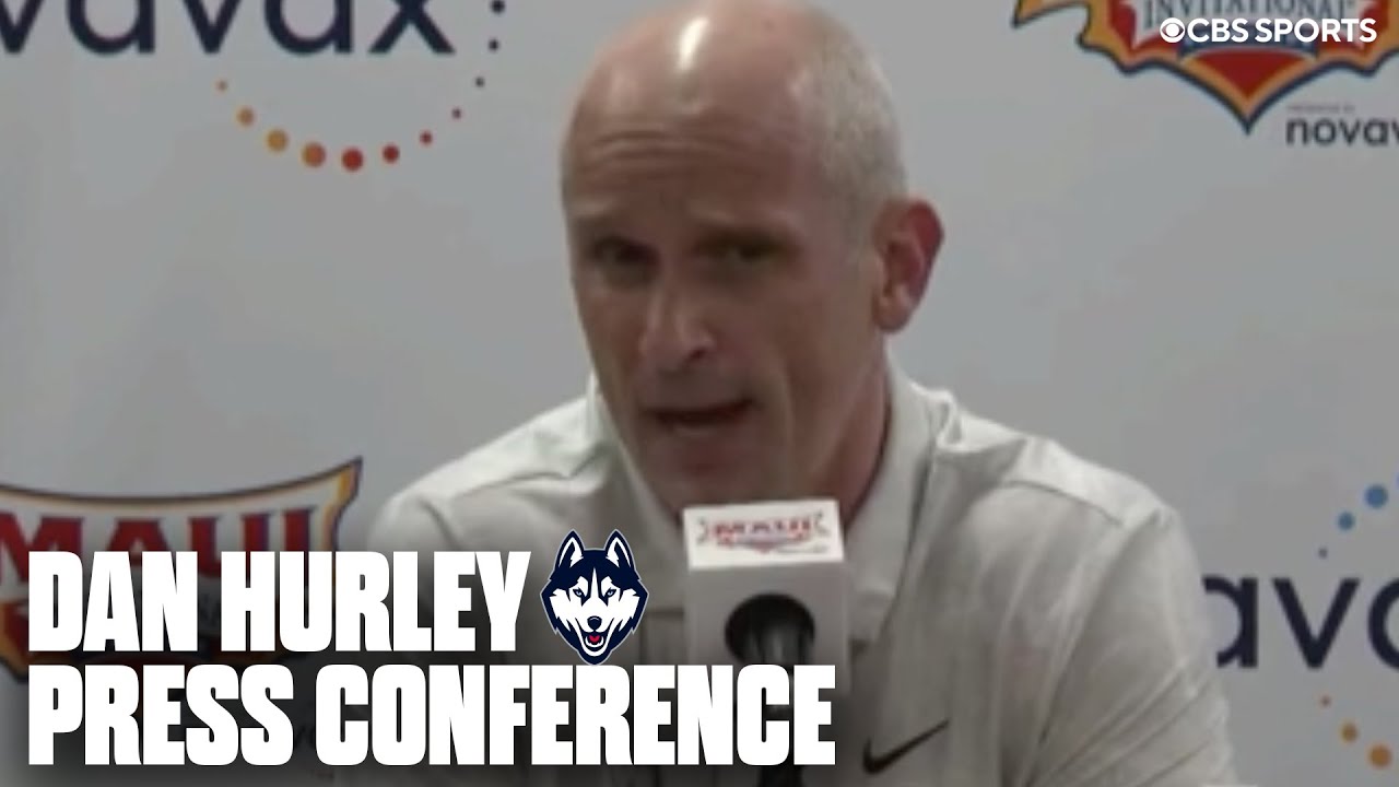 Danny Hurley was FURIOUS with refereeing late in UConn's OT loss to Memphis | Press Conference