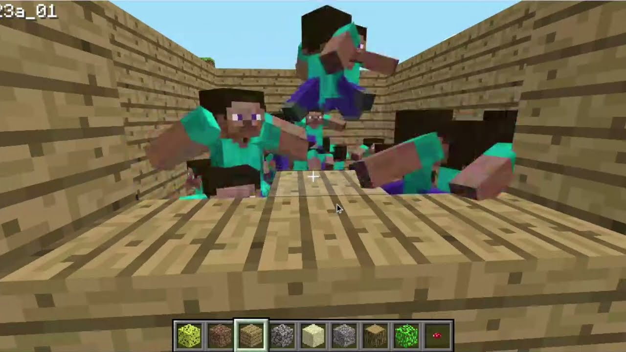 Poniendo a prueba los bots de minecraft classic.